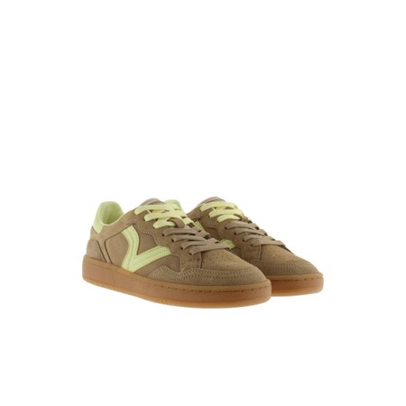 Victoria Shoes Smash Suede V Beige Trainer Shoe - Beige