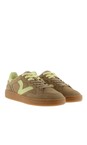 Victoria Shoes Beige Smash Suede V Beige Trainer Shoe  