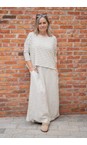 Mama B Lichene  Kira M Lichene Striped Cropped Knit Top  