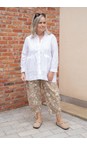 Mama B Bianco Maggio P Oversized Poplin Shirt  
