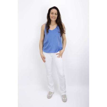 Mos Mosh Carla Naomi Deluxe Bright White Jean - White