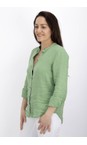 Mos Mosh 846 Turf Green MM Artina Turf Green Linen Shirt  