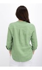 Mos Mosh 846 Turf Green MM Artina Turf Green Linen Shirt  