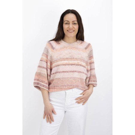 Mos Mosh Edele Peachy 3/4 Knit - Orange