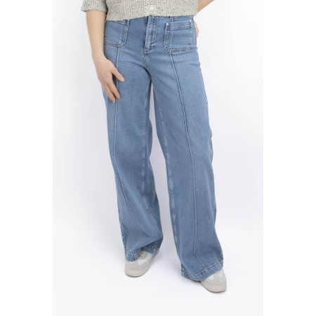 Mos Mosh Colette Lyon Light Blue Jean - Blue