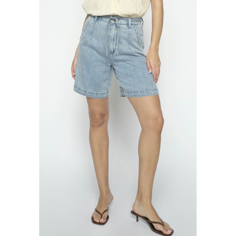 Mos Mosh MMLeli Denim Shorts Light Blue