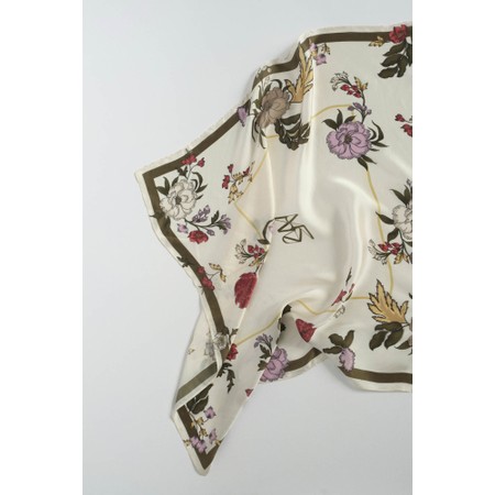 Mos Mosh MM Flowwi Scarf Ecru - Off-White