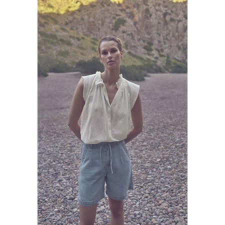 Mos Mosh MMLeli Denim Shorts - Blue