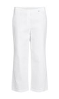 Robell White 10 Efi 09 White Wide Leg Trouser  