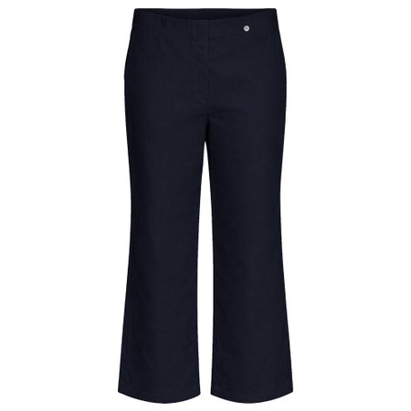 Robell Efi 09 Navy Wide Leg Trouser - Blue