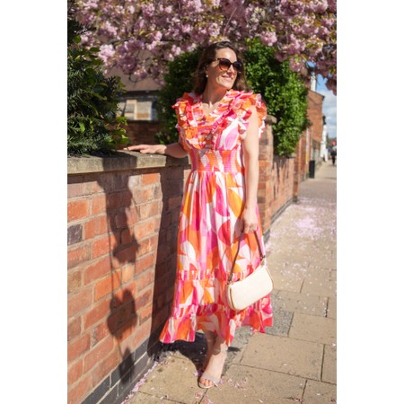 Foil Best Odds Feeling Peachy Dress - Orange