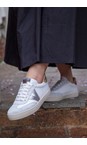 Victoria Shoes Plata Silver  Berlin Leopardo V Trainer Shoe  