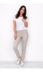Robell Sand 14 Nena Sand Washed Denim Ankle Zip Cropped Jeans  