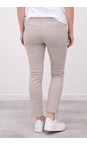 Robell Sand 14 Nena Sand Washed Denim Ankle Zip Cropped Jeans  