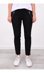 Robell Black 90 Nena 09 Black Ankle Zip Cropped Powerstretch Jean  