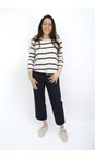 Robell Navy 69 Efi 09 Navy Wide Leg Trouser  