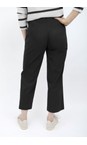 Robell Black 90 Efi 09 Black Wide Leg Trouser  
