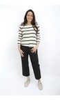 Robell Black 90 Efi 09 Black Wide Leg Trouser  