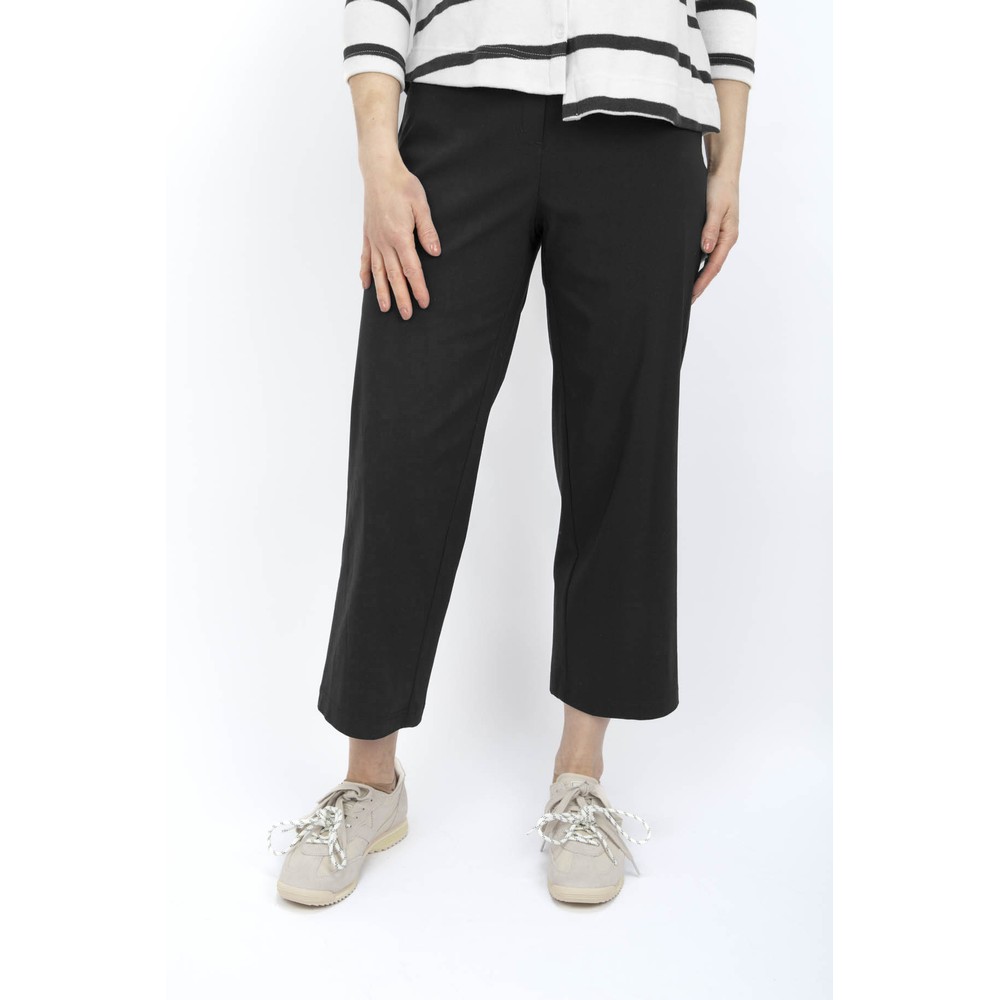 Robell Efi 09 Black Wide Leg Trouser Black 90