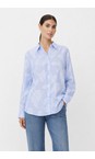 Masai Clothing Placid Blue MaImma Striped Jacquard Shirt  