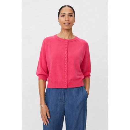 Masai Clothing MaLyleni Carmine Knit Cardigan - Pink
