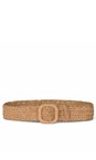 Masai Clothing Natural MaRysandria Raffia Belt  