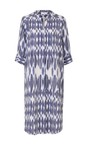Masai Clothing Medieval Blue MaNimes Print Dobby Dress  