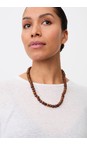 Masai Clothing Sh Chocolate MaRaleira Stone Necklace  