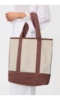 Masai Clothing Sh Chocolate MaRhalissa Canvas Handbag  