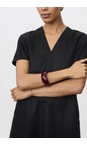 Masai Clothing Beet Red MaRaveira Resin Bracelet  