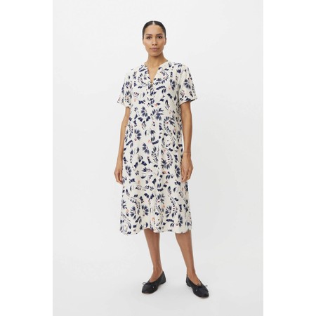 Masai Clothing MaNirevia Print Dress - Blue