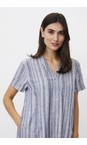 Masai Clothing Medieval Blue MaNareela Solid Linen Dress  