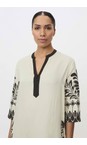 Masai Clothing Black  MaNovalitha Print Dress  