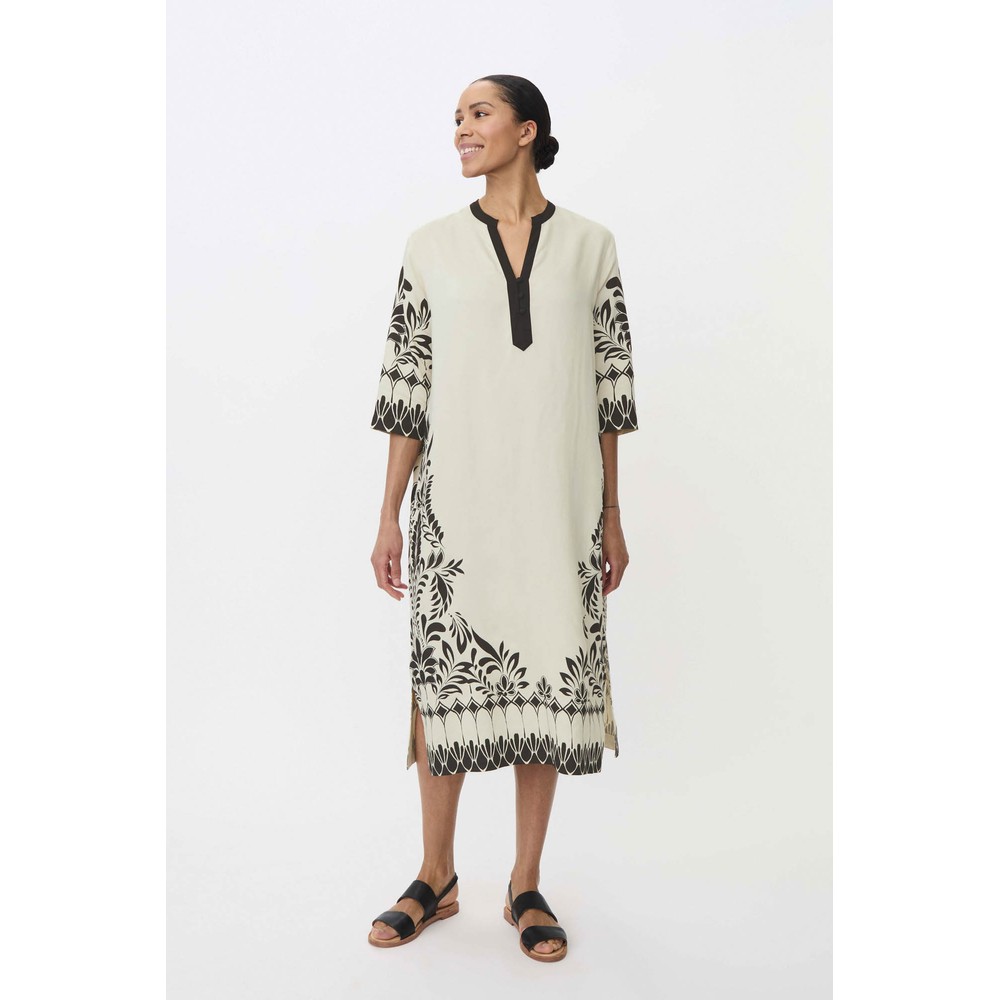 Masai Clothing MaNovalitha Print Dress Black 