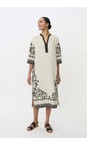 Masai Clothing Black  MaNovalitha Print Dress  