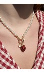 Bill Skinner Gold Strawberry Pearl Necklace  