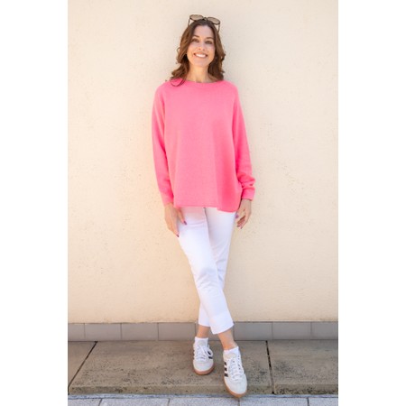 Robell Bella 09 White Ankle Length Crop Cuff Trouser - White