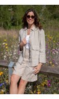 Masai Clothing Natural MaJurelle Natural Linen Jacket  