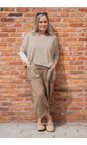 Mama B Cumino Weekend Cumino Contrast Crush Pocket Jumpsuit  