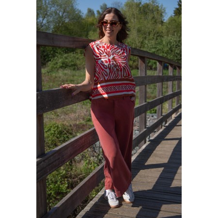 Mos Mosh MM Bantry Stalom Pant Cowhide - Multicoloured