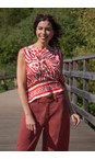 Foil Prowl It's Only Natural Prowl Linen Print Top  
