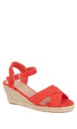 Eljay Coral Malibu Coral Espadrille Sandal  