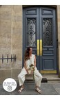 Mama B Latte Goccia R Pinstripe Waistcoat  