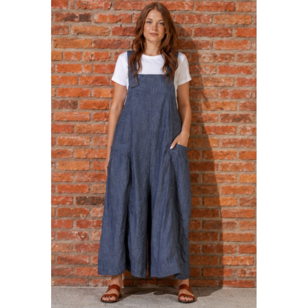 Mama B Martedi D Denim Jumpsuit Denim