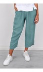 Amazing Woman Agata Orla Agata Cropped Linen Trouser  