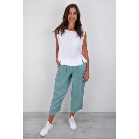 Amazing Woman Orla Agata Cropped Linen Trouser - Multicoloured