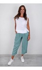 Amazing Woman Agata Orla Agata Cropped Linen Trouser  