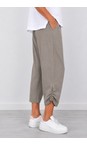 Amazing Woman Fango Orla Fango Cropped Linen Trouser  