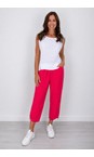 Amazing Woman Fragola Orla Fragola Cropped Linen Trouser  