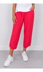 Amazing Woman Fragola Orla Fragola Cropped Linen Trouser  